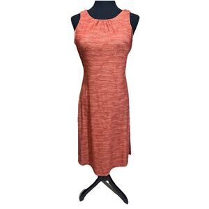 prAna Women's Sleeveless Liqueur Riptide Skypath Dress Size M Twist Open Back